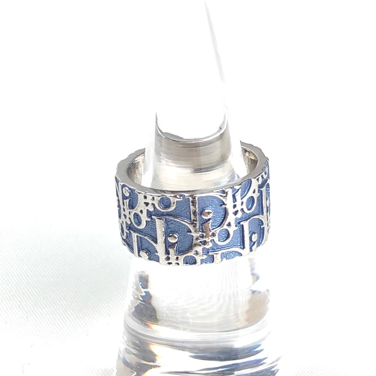 中古】クリスチャンディオール DIOR トロッター リング 指輪 ブルー