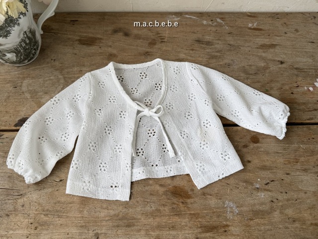 [ macbebe ] punching flowerone-piece set