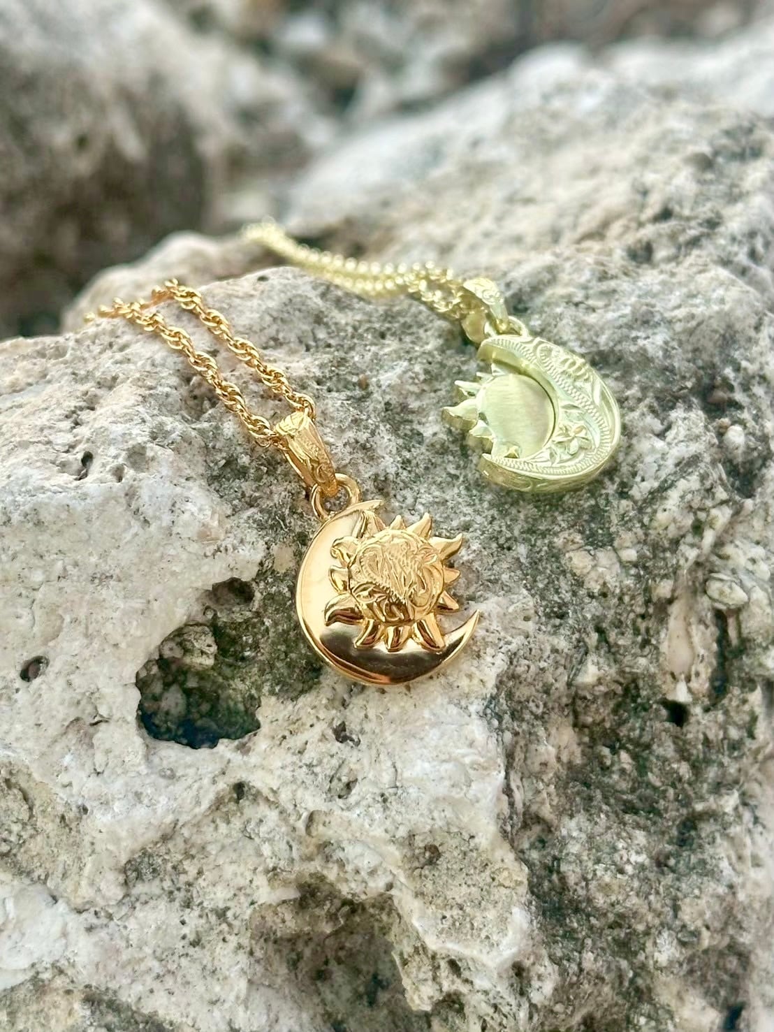 LIFE is 8th anniversary 【moon＆sun】グリーンゴールド・ゴールド・ピンクゴールド ￥12,000(￥13.200)