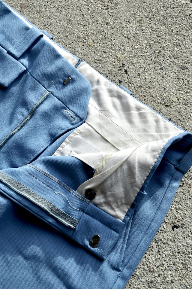 1970's Vintage US Poly Wool Slacks With Talon Zipper ビンテージ ポリスラックス 70s タロンジップ