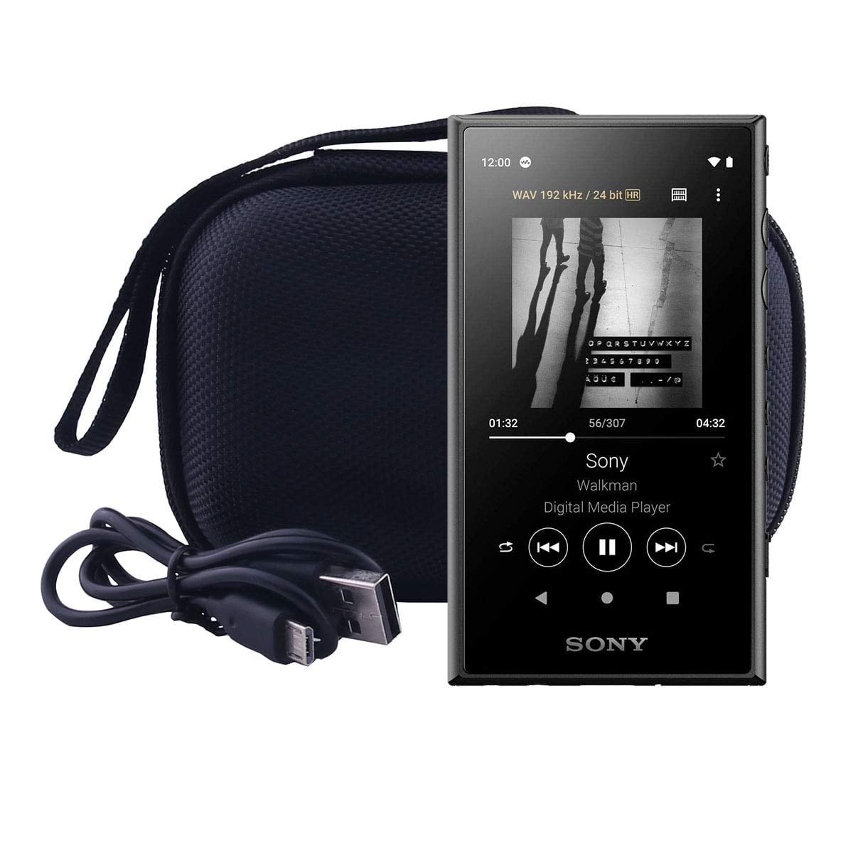 SONY ウォークマン NW-A107 64GB 本体➕純正ケース ソニー SONY NW-A105/ A106/A107 ウォークマン 専用収納ケース-WERJIA