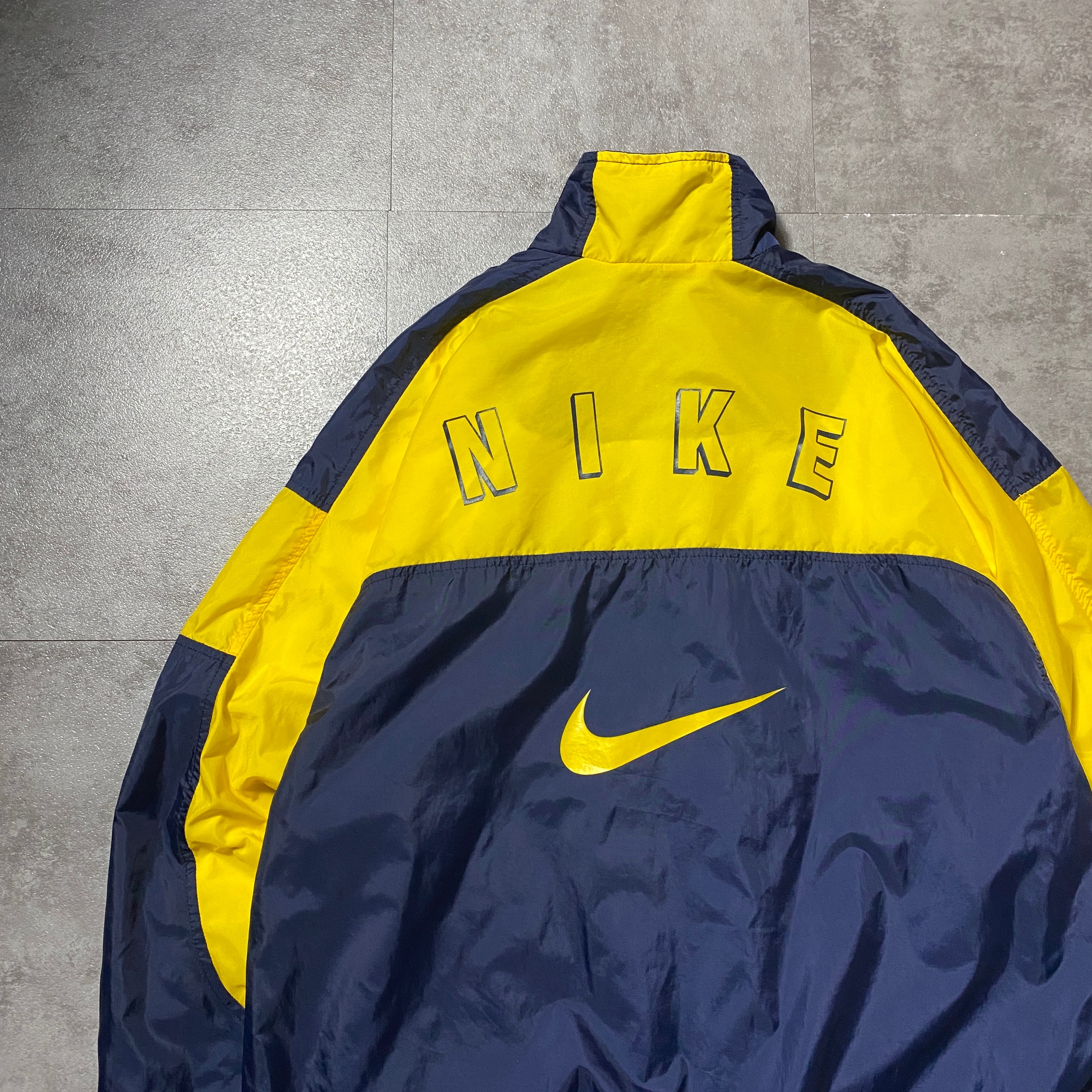 00's NIKE ナイキ スウォッシュ×ローカルベースボールチーム 刺繍ロゴ