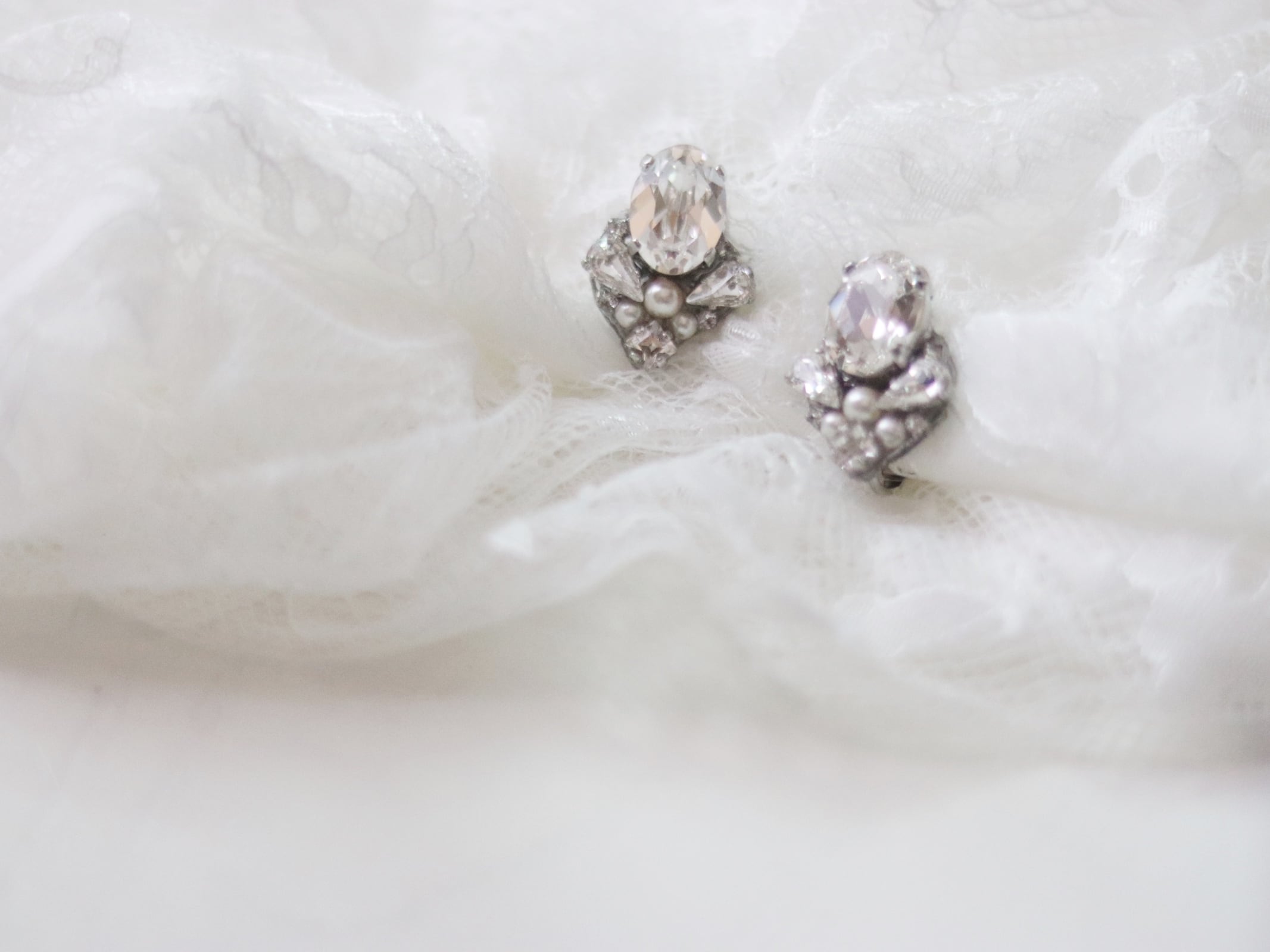Crystal×pearl accessory