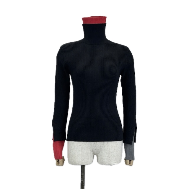 配色リブタートルニットプルオーバー 535964-094 配色リブタートルニットプルオーバー 535964-094}