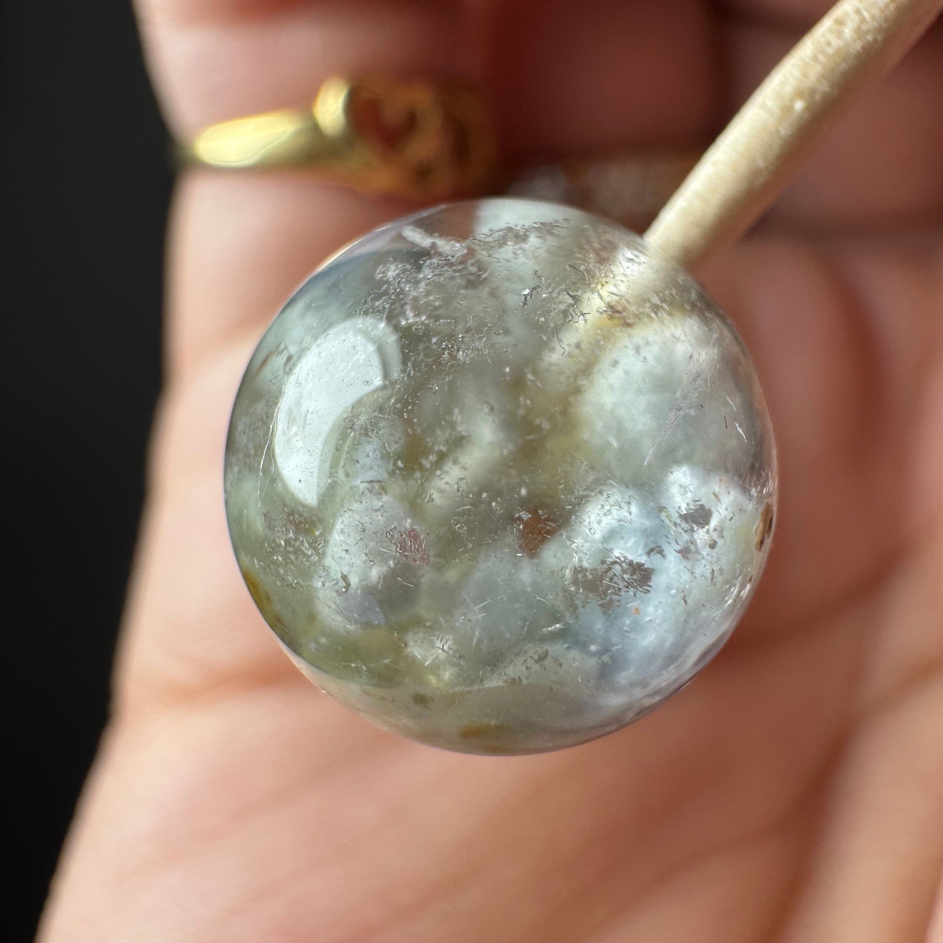 no.W9 約12.7mm デュモルチェライトインクォーツ