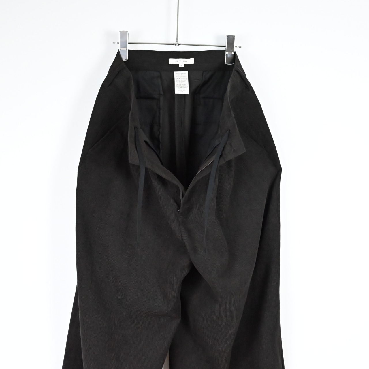 SAYATOMO / 2-Tack Corduroy Baggy Trousers