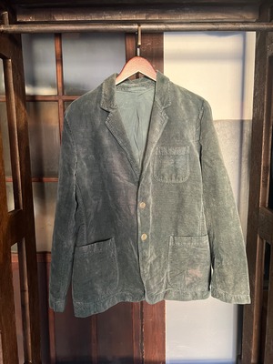 c.p.company cotton/ramie garment dyed faded sage jacket 0488