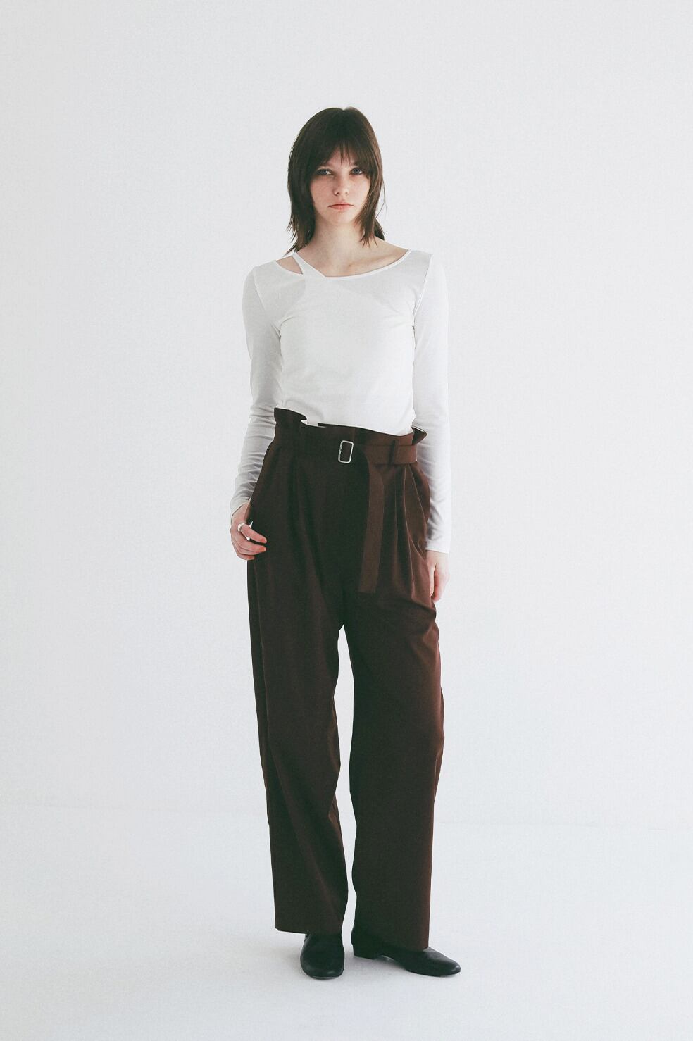 CLANE CUP IN ONE SHOULDER SET TOPS | FLICKA ASHIYA
