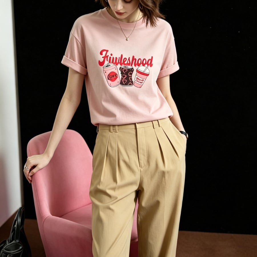 カジュアルロゴTシャツ