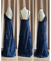 MADE IN JAPAN denim maxi dress-4767-6