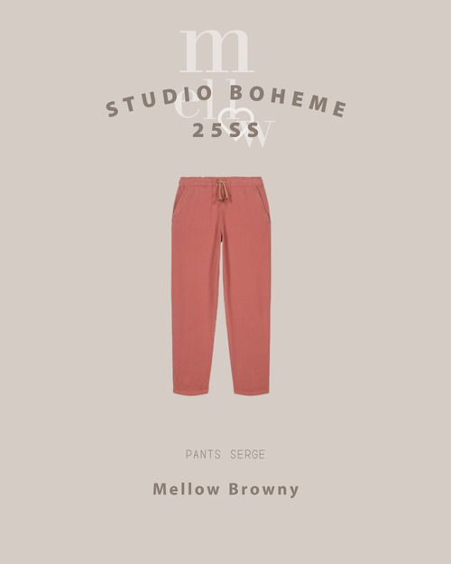 即納 PANTS SERGE - PINK [ STUDIO BOHEME ]