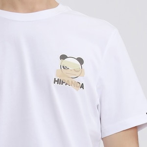 送料無料 【HIPANDA ハイパンダ】メンズ ワンポイント Tシャツ MEN'S  PANDA PRINT SHORT SLEEVED T-SHIRT / WHITE・BLACK・GREEN