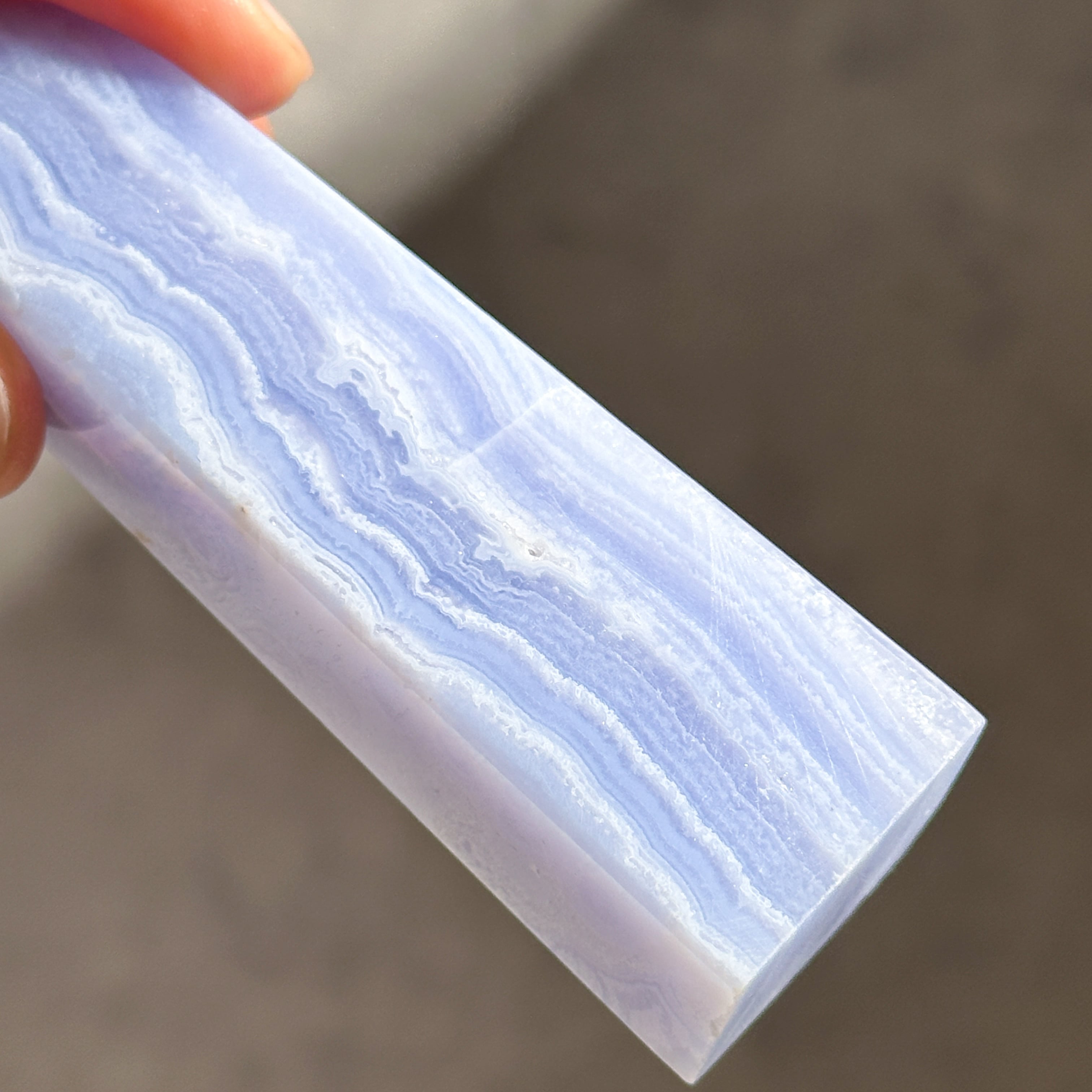 ブルーレースアゲート タワー 11◇ Blue Lace Agate ◇天然石・鉱物