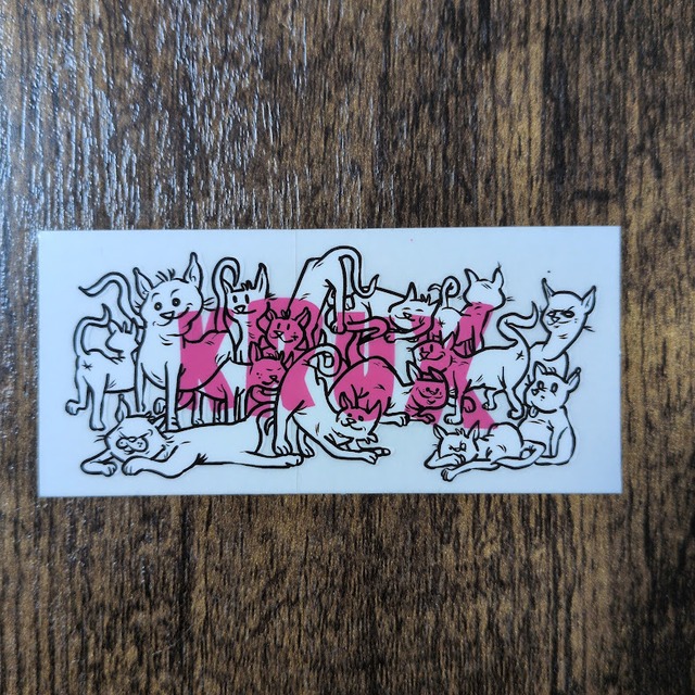 【ST-15】Krux Skateboard Sticker クラックス スケートボード ステッカー Rainbow Heart