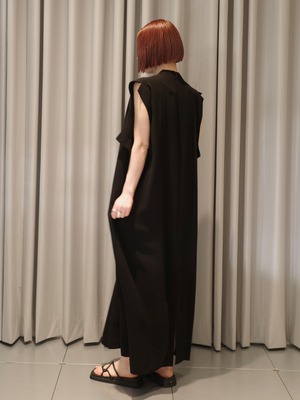【26SS】ENFOLD エンフォルド / シュレッダーヘム ドレス / SHREDDER HEM DRESS