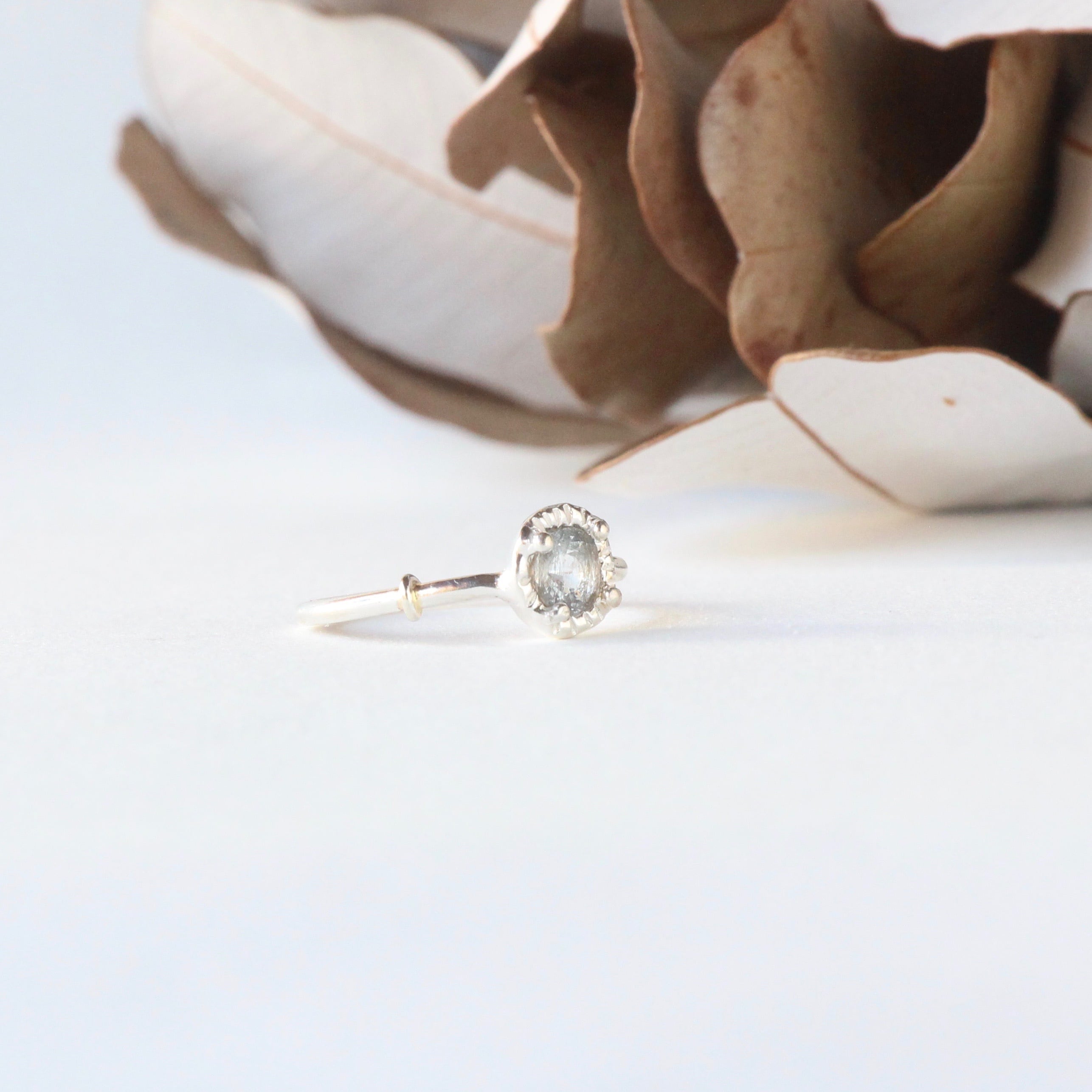 モス・アクアマリン リング | shizuku jewelry