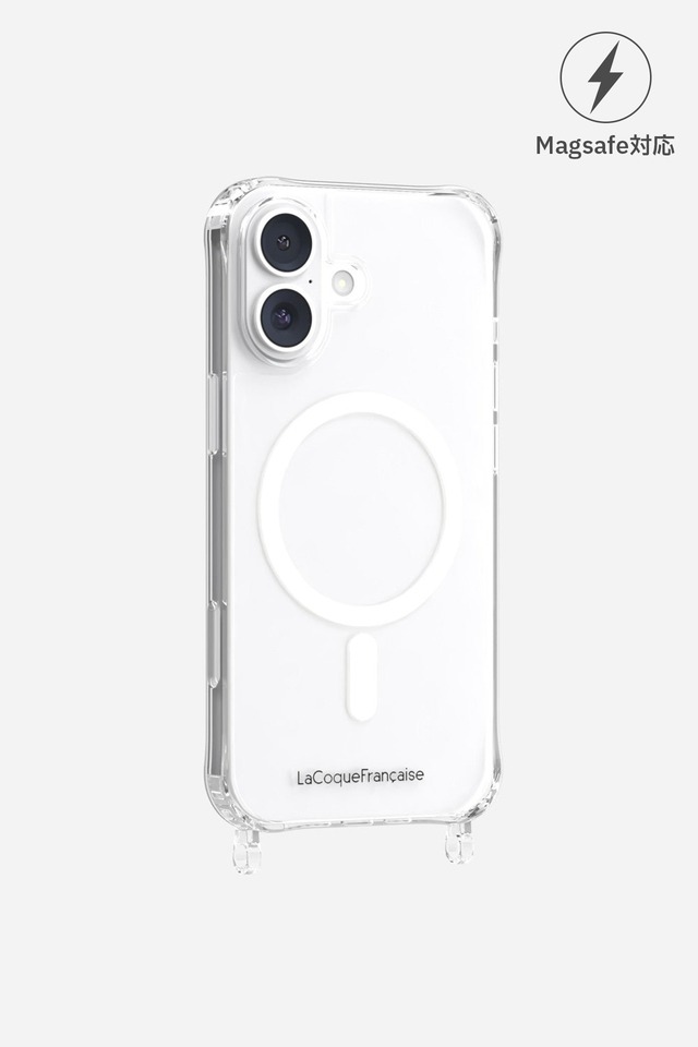 IPHONE 16 クリアケース リング付き