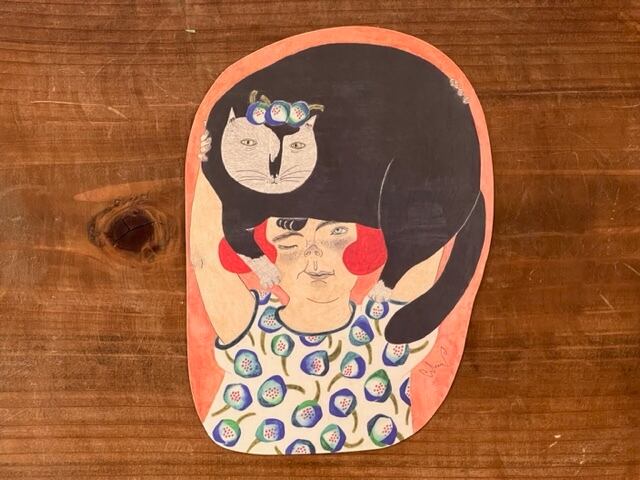 森田MiW | 大判変型ポストカード 愛しのチェニ