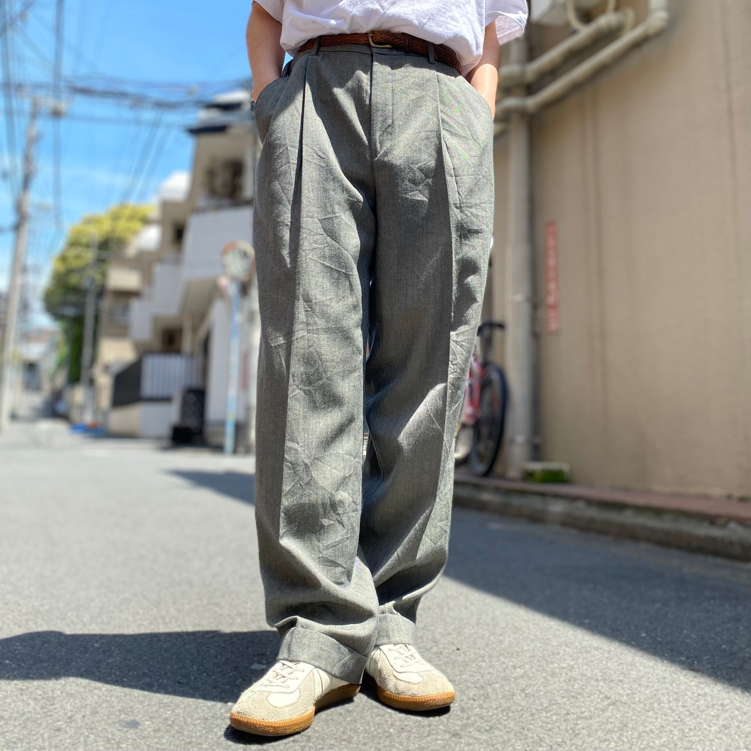 W36位 L30位』34 Pierre Cardin ピエールカルダン スラックスパンツ 2 ...