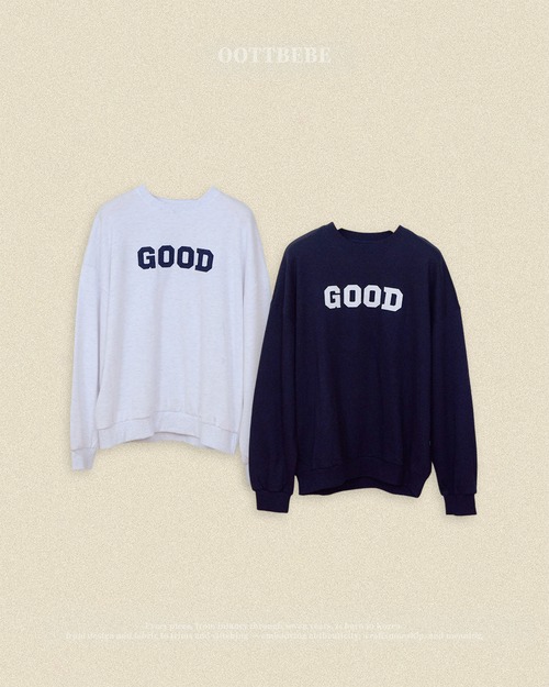 《予約10％OFF》GOOD Sweatshirt adult・oottbebe