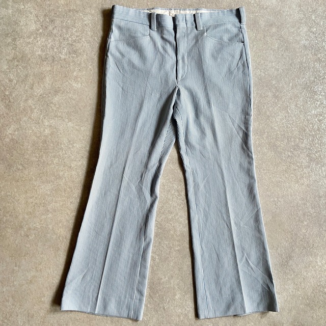 1970s  Levi's  Stripe Flare Pants  W36 L30.5  Made in USA　H439