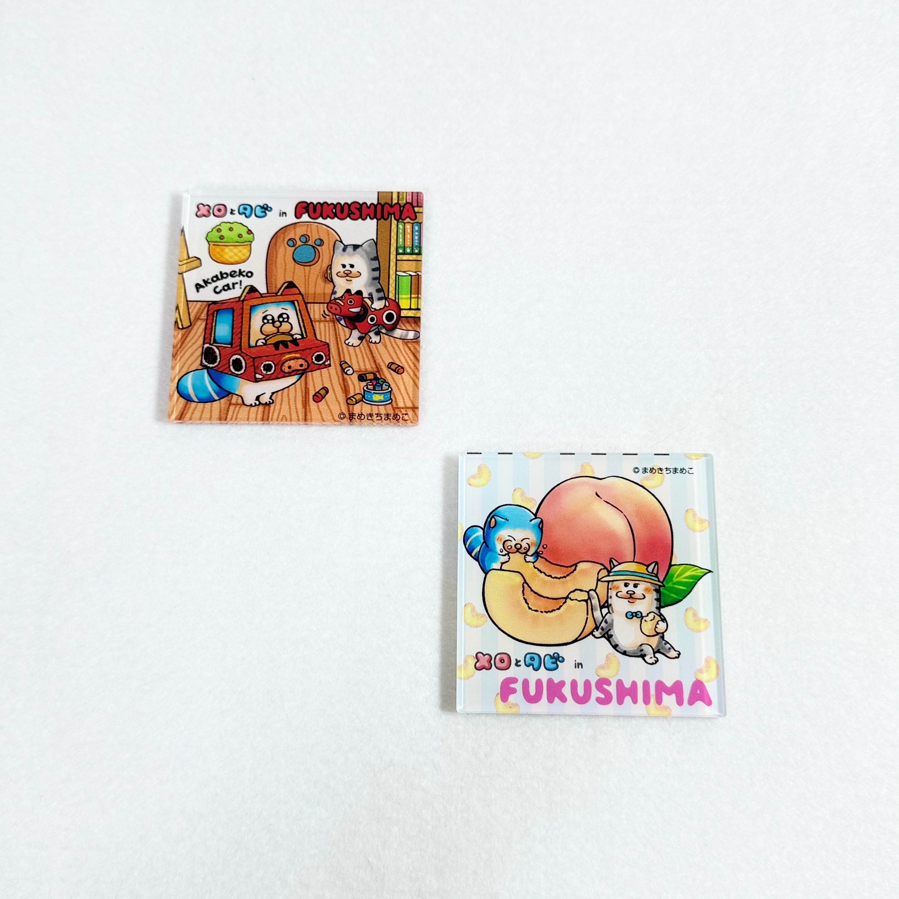 メロとタビ福島 アクリルマグネット | TORCH-Online Shop-