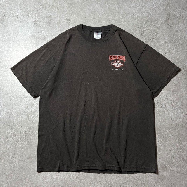 2000s "PANAMA BEACH" S/S T-shirt "Harley Parody"