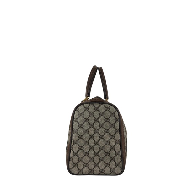 GUCCI グッチ シェリーライン GG ハンドバッグ ブラウン キャンバス ミニボストン vintage ヴィンテージ オールド wub827