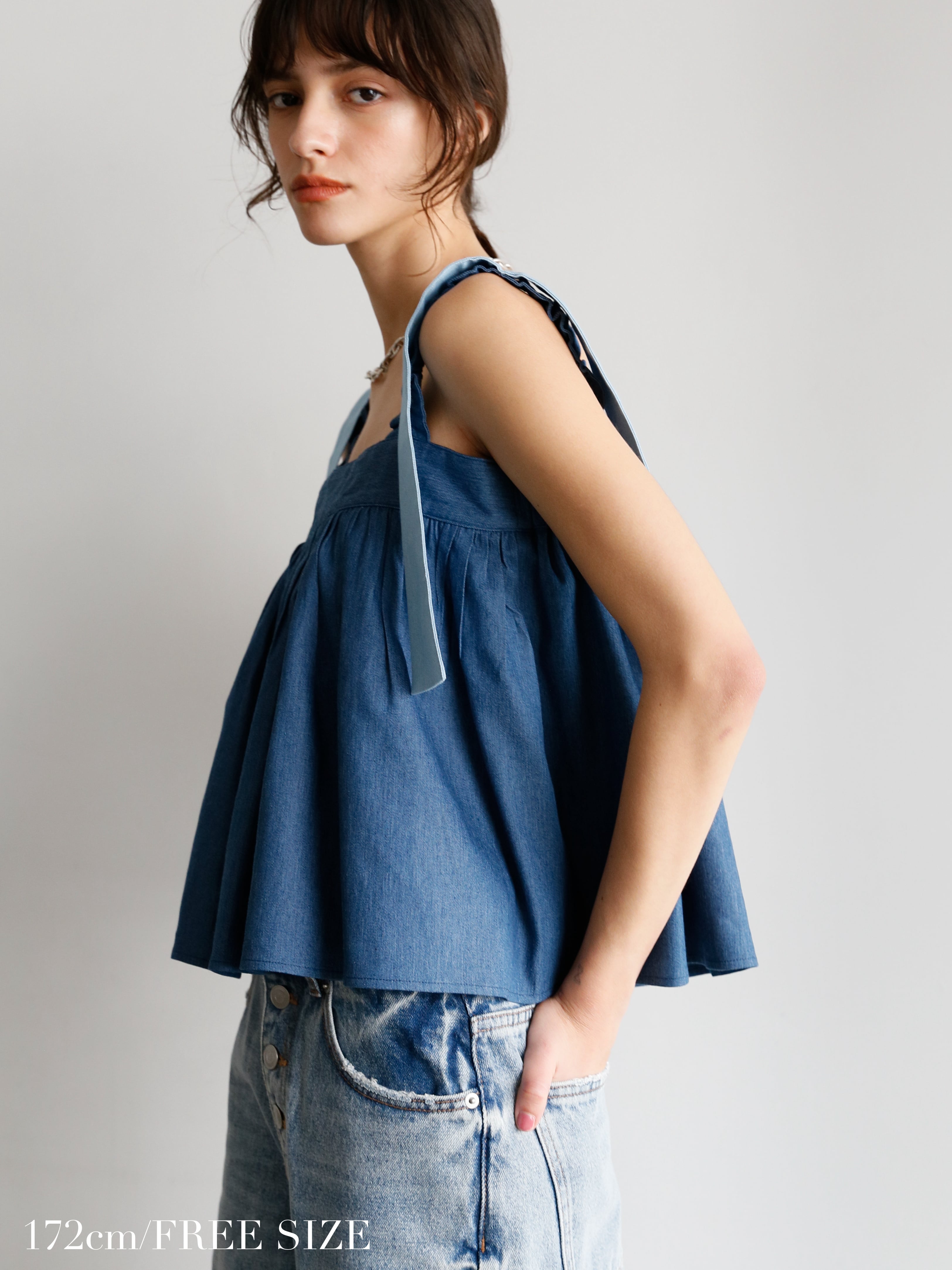 bicolor ruffle tops | Katrin TOKYO bicolor ruffle tops | Katrin TOKYO