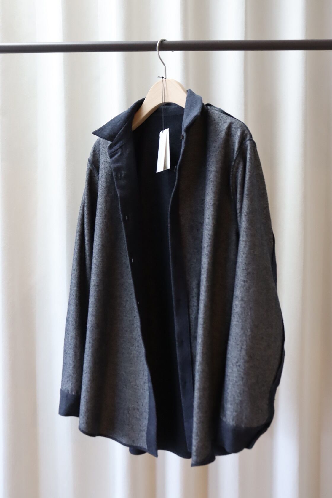 新品 tilt the authentics シルク デニム ワイド シャツ 新品 tilt the authentics シルク デニム ワイド シャツ
