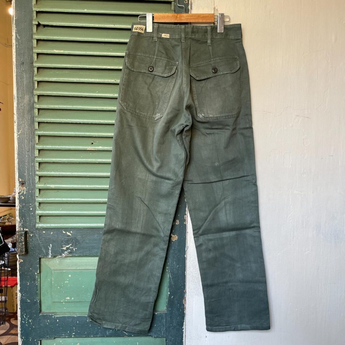 GD356 US ARMY 米軍 アメリカ軍 ベイカーパンツ 70s OG107 | Pay ID
