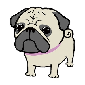 ワンコ パグ Tシャツ dog301g ティーシャツ ギフト プレゼント 犬 イヌ ワンコ おもしろtシャツ 日本犬