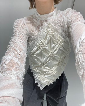 【26SS】Create Clair クリエイトクレイル / SMOCKING VEILL BUSTIER / ビスチェ