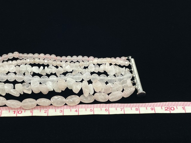 連材3つセット（ローズクォーツ）