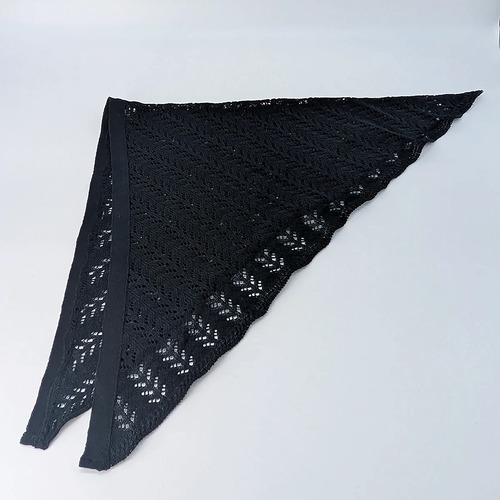 BD-BF204 Knit Bandanna - BLK