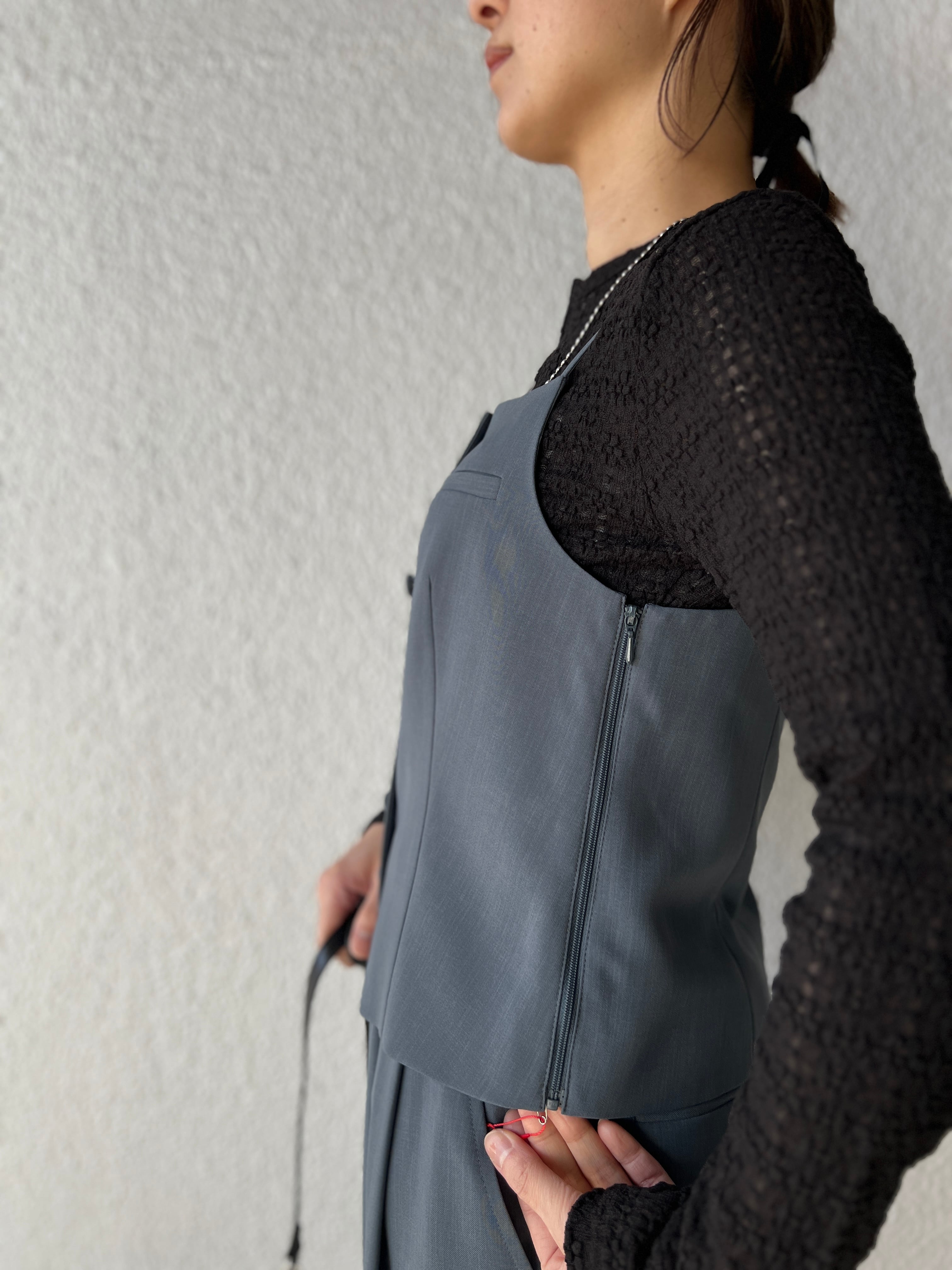 【PASSIONE】3ピース可サイドジップキャミビスチェ 616956