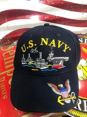 米海軍　アーレイバーク級　イージス艦　ハワード　帽子　キャップ ミリタリー 帽子 U.S. NAVY 海軍艦隊 キャップ 米軍正式ライセンス