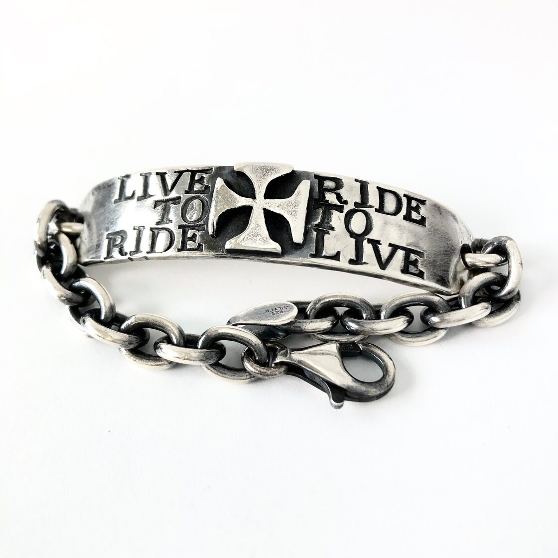 IRON CROSS CHAIN BRACE ／ BELIEVEINMIRACLE ビリーブインミラクル 