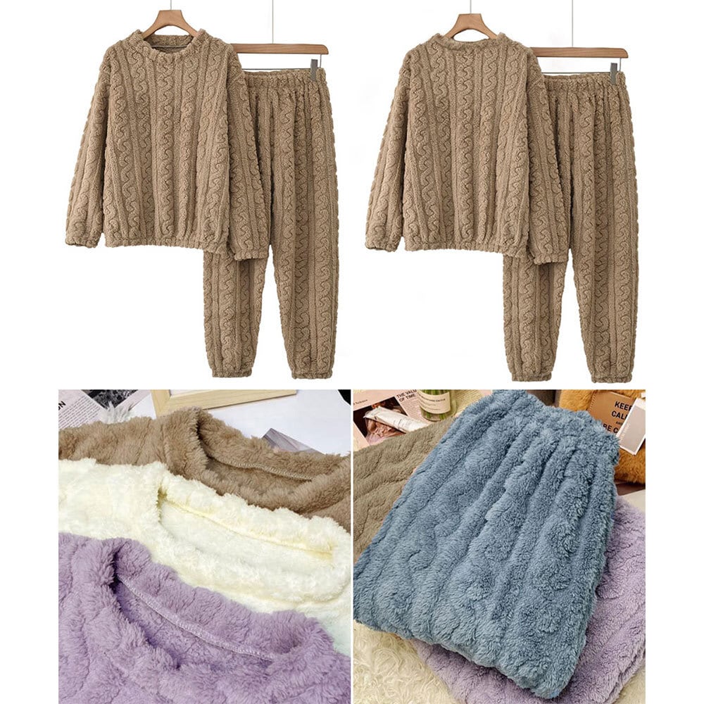 フリース パジャマ セットアップ レディース 秋冬 韓国 ルームウェア おしゃれ 大人 かわいい フェミニン きれいめ 寝間着 もこもこ ナイトウェア 大人可愛い 大人女子