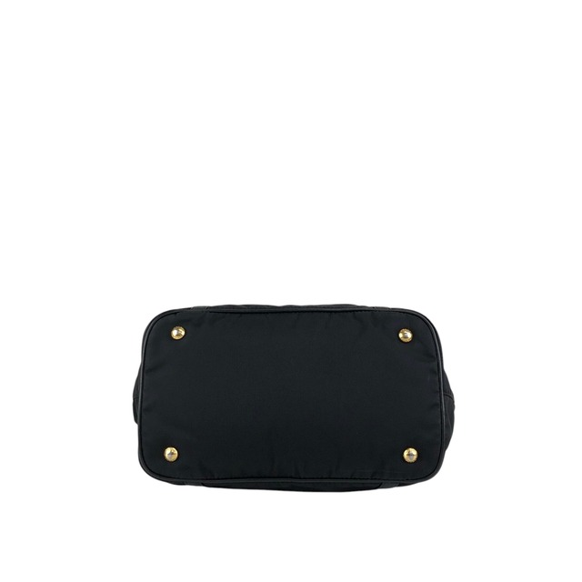 PRADA プラダ ハンドバッグ ブラック トライアングルロゴ レザー ナイロン 2way vintage ヴィンテージ オールド jun4wc