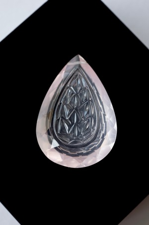 Carving Rose Quartz