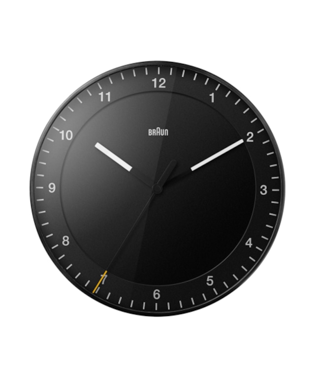 【BRAUN】Wall Clock （ブラック）BC17B