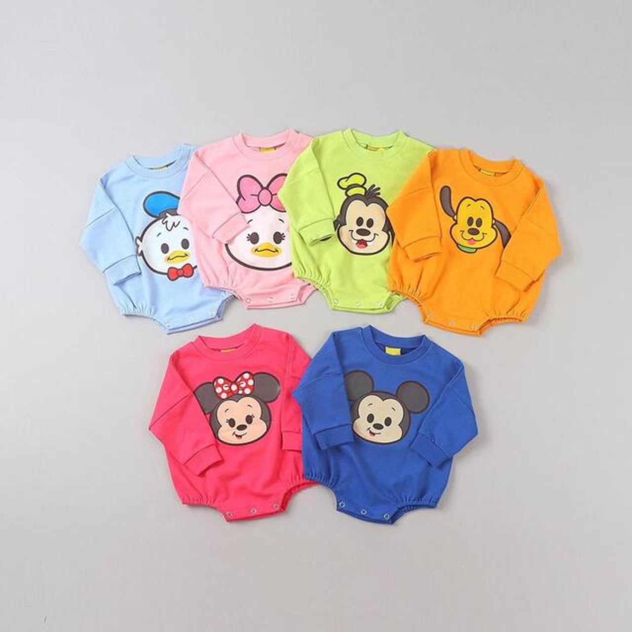 【BABY】2024新作 カートゥーンロンパース