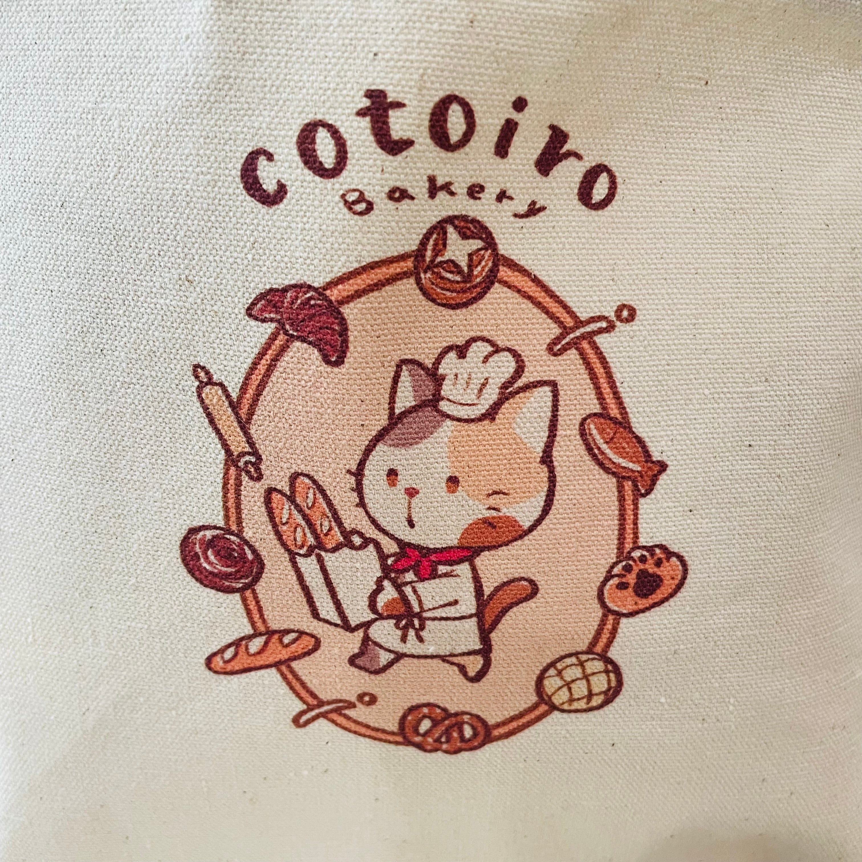 Iコトイロベーカリー｜ミニトートバッグ｜ 猫雑貨 猫モチーフ 猫グッズ アクセサリー ミニチュア