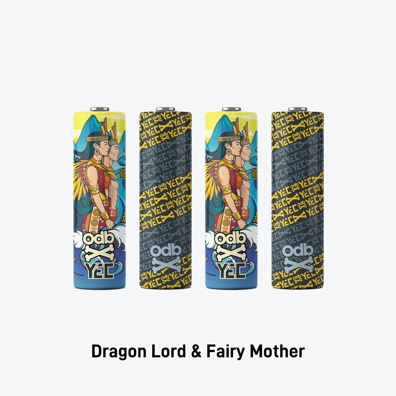 YEC x ODB 18650 battery wraps (4pcs) | Kirifuda.Tokyo