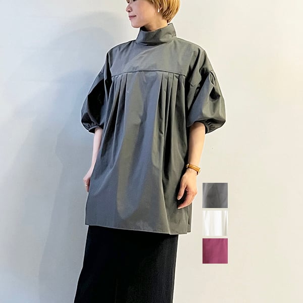 RIM.ARK(リムアーク) Under tuck volume 2way tops 2023 秋冬新作