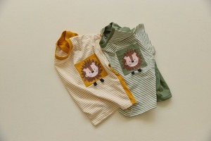 [Orangemom] Sherpa 3D Lion T-shirt Shirt / [오렌지맘] 뽀글이입체사자티셔츠