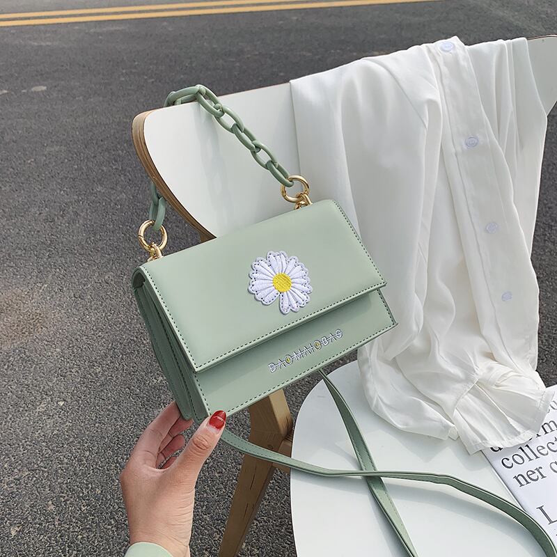 サマーレッドチェーン 夏物 パープル スクウェア メッセンジャーバッグ Tiancai_Wing_Bag6180011