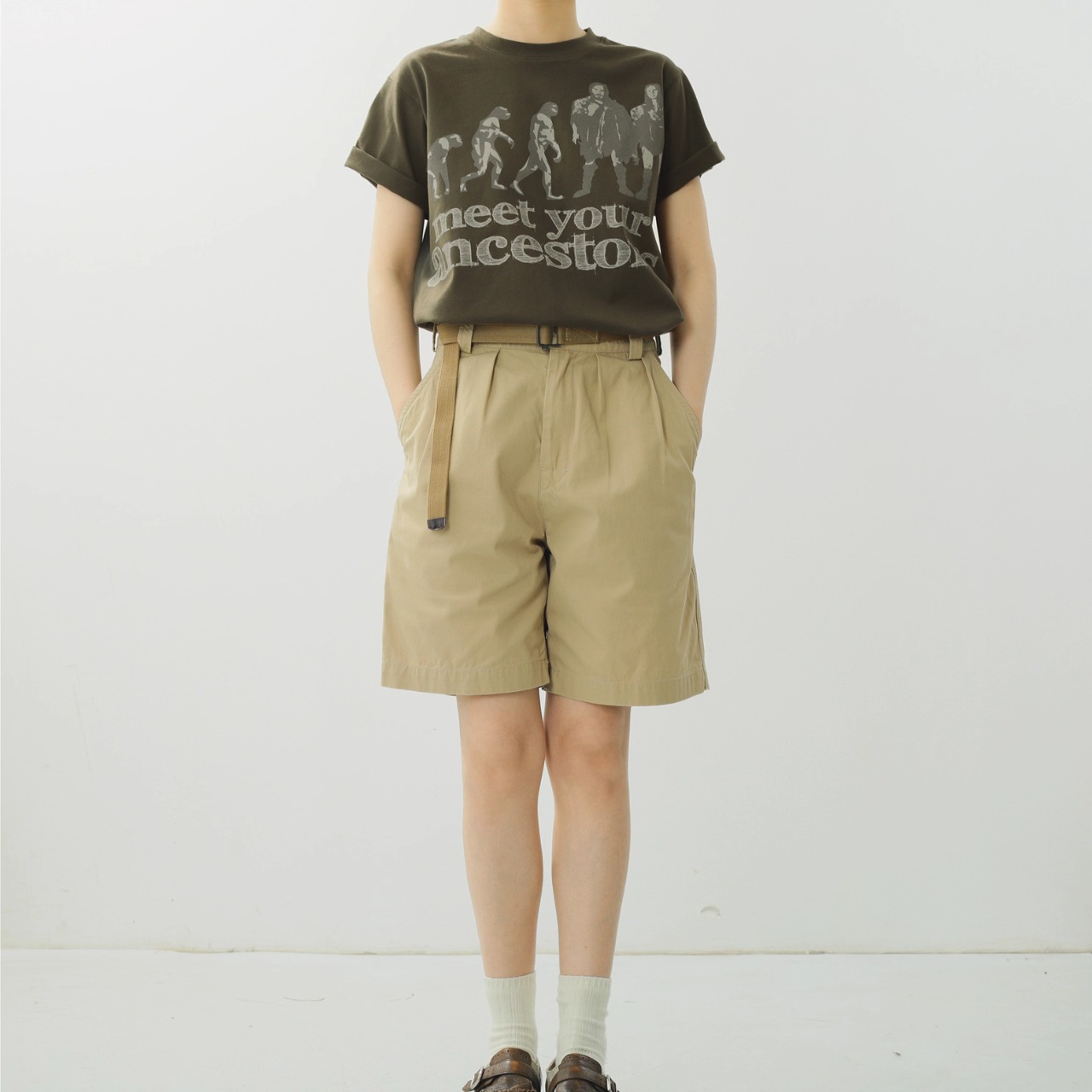 進化の系譜 グラフィック Tシャツ   F0022 - 6