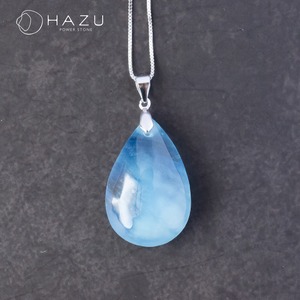 【1点もの】一粒アクアマリンネックレス